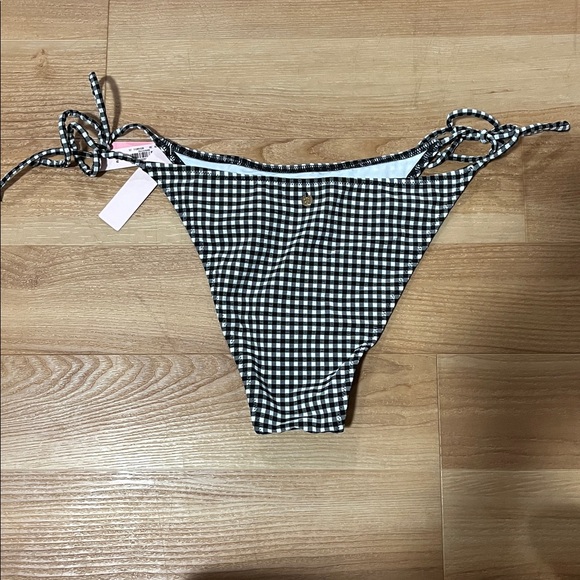Victoria's Secret Black and White Gingham Bikini Bottom - Picture 5 of 5